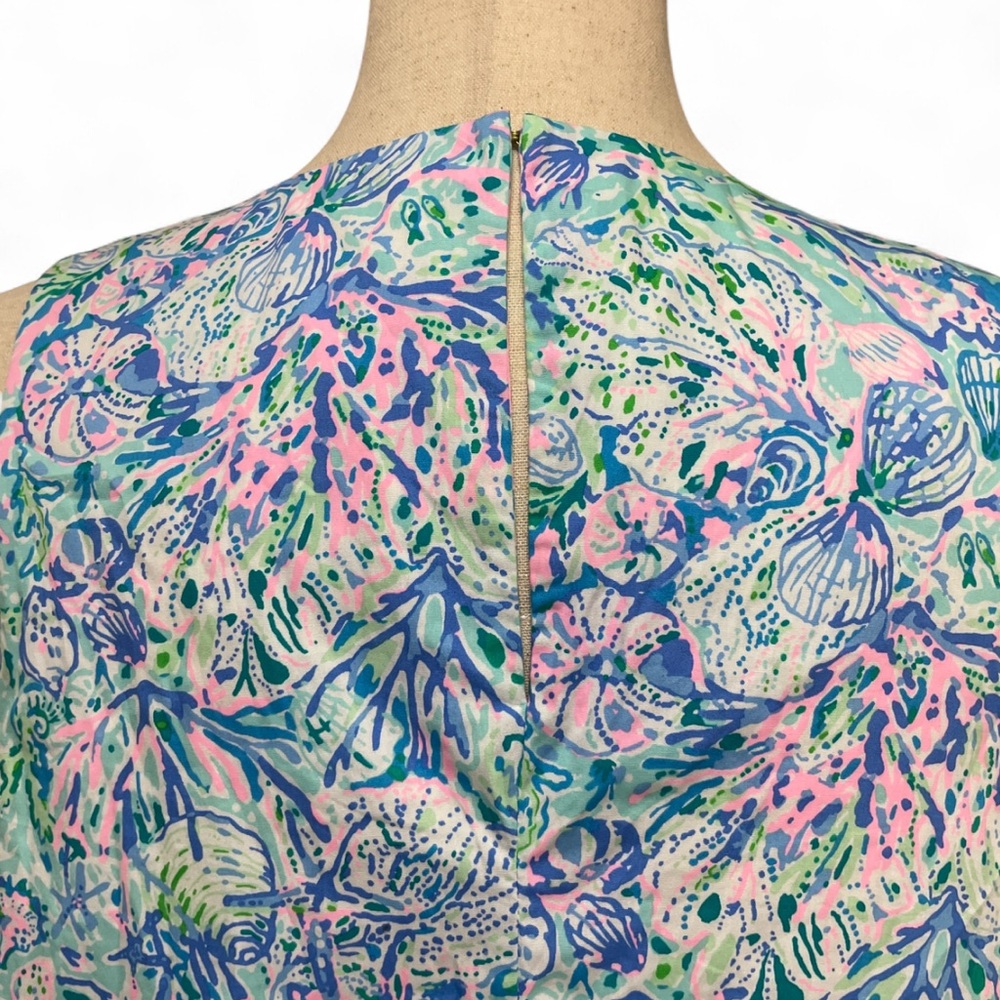 Lilly Pulitzer Trina Dress Surf Blue Soleil It On Me Preppy Dress‎ Womens Medium - Picture 4 of 9